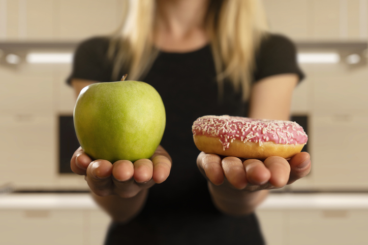 pcos en zwanger worden vrouw keuze appel of donut