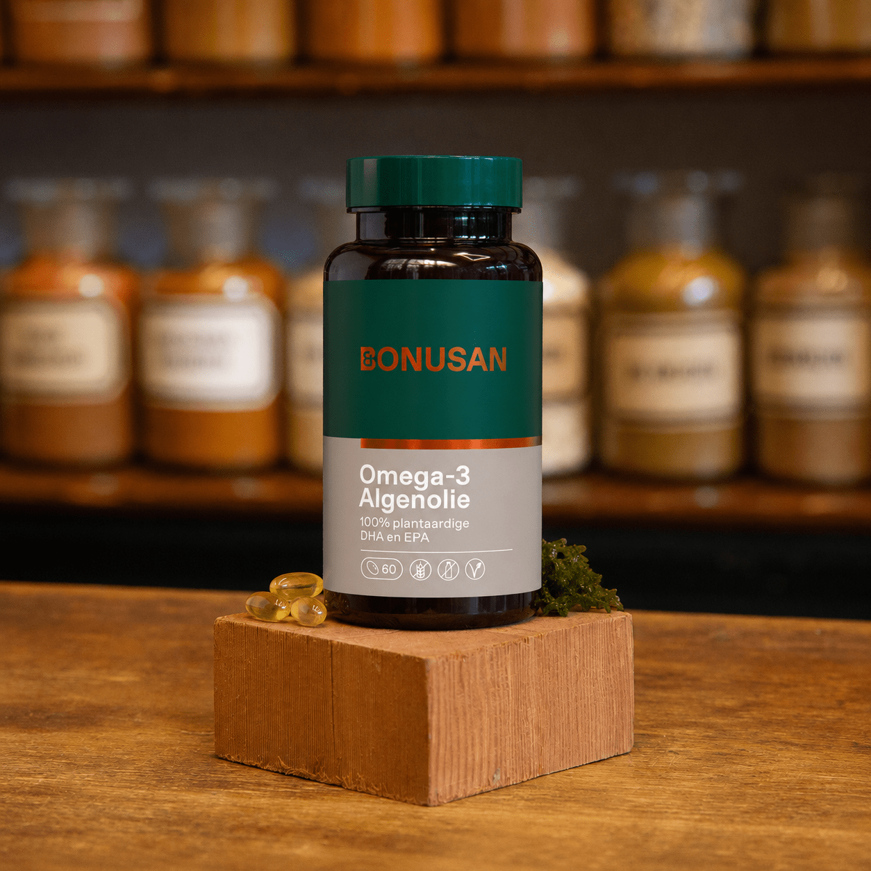 potje Bonusan Omega-3 Algenolie