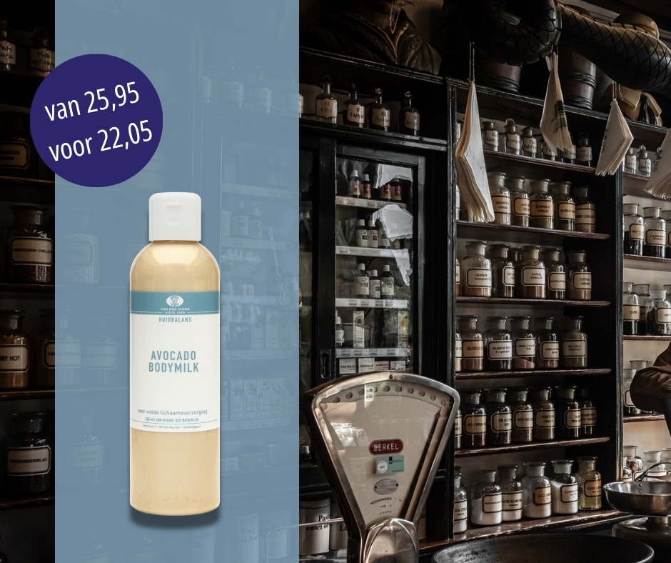 aankondiging aanbieding online only Avocado Bodymilk